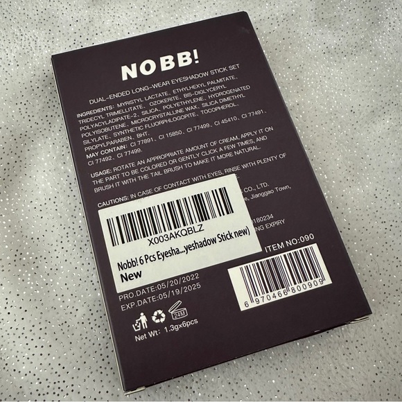 NOBB! Dual-Ended Long-Wear Eyeshadow Sticks Set of 6 - Picture 6 of 6